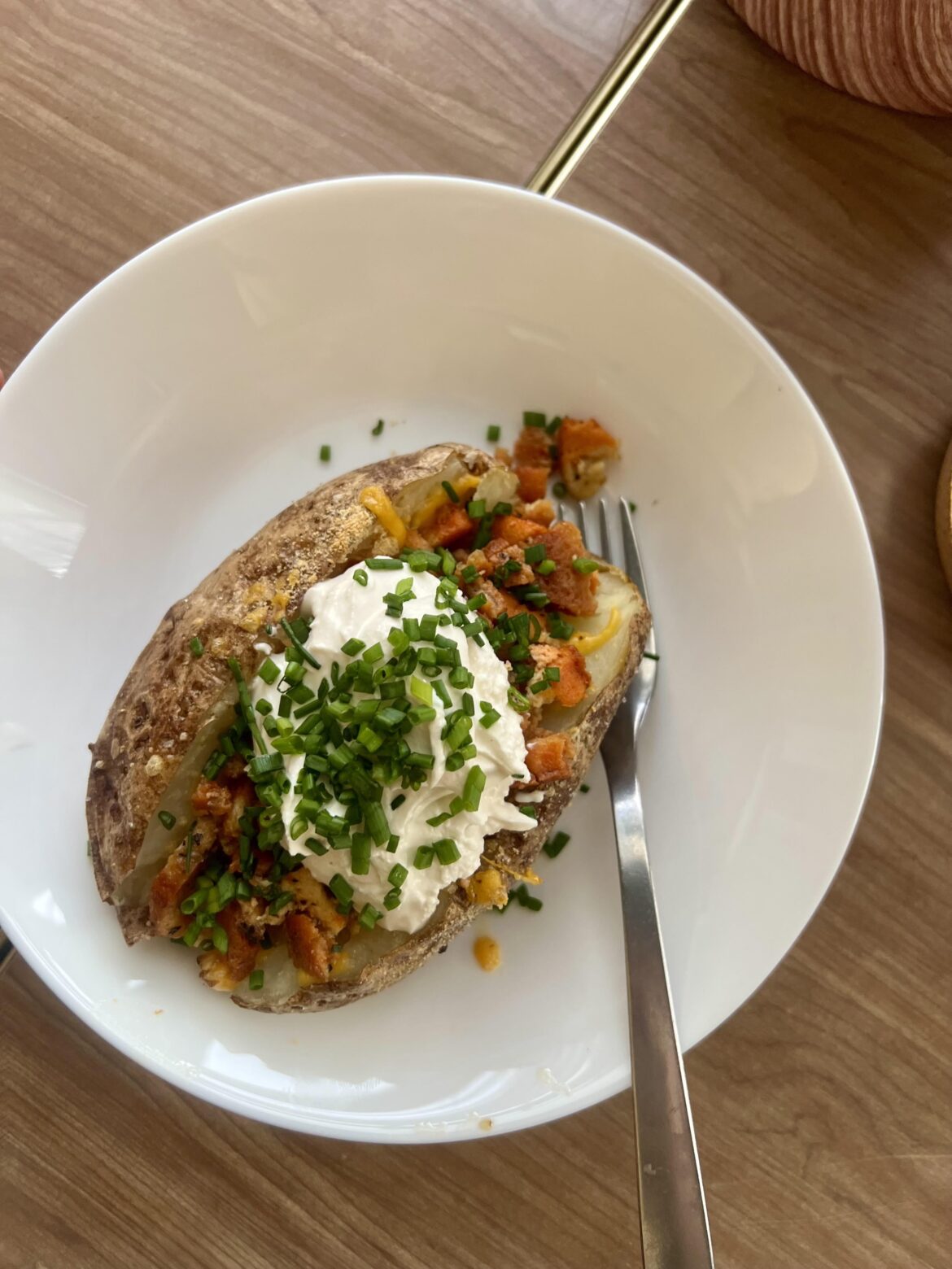 sometimes, you really want a loaded baked potato for breakfast