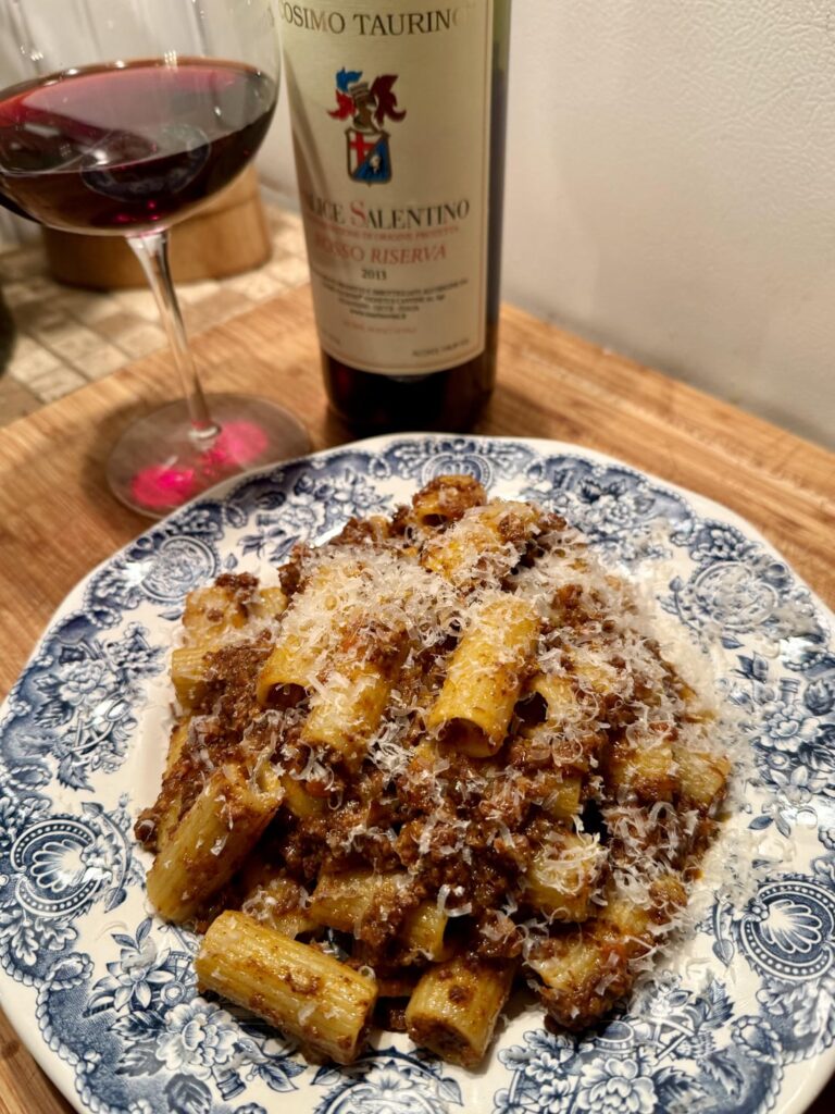 8-hour beef, guanciale & pork belly ragù!