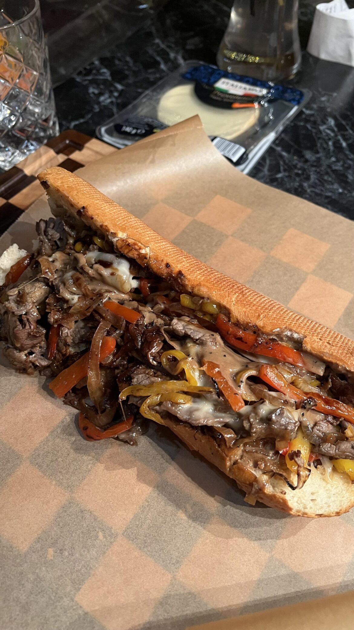 [homemade] Philly Cheesesteak