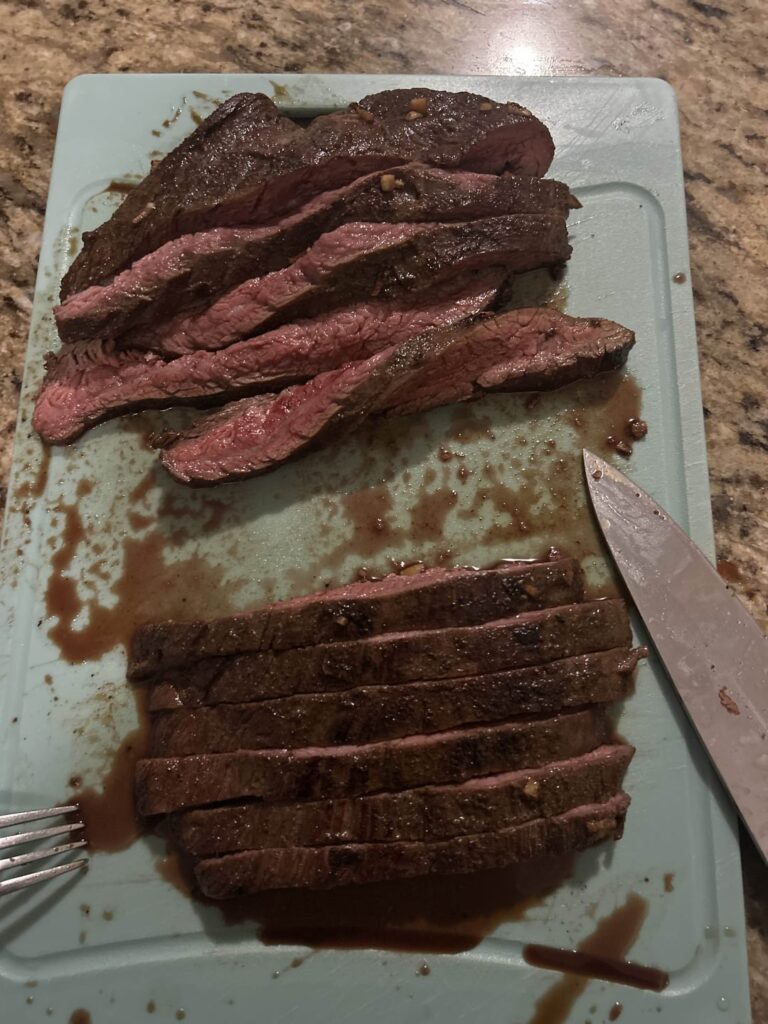 Decided to make my flank steak on the smoker... Holy moly