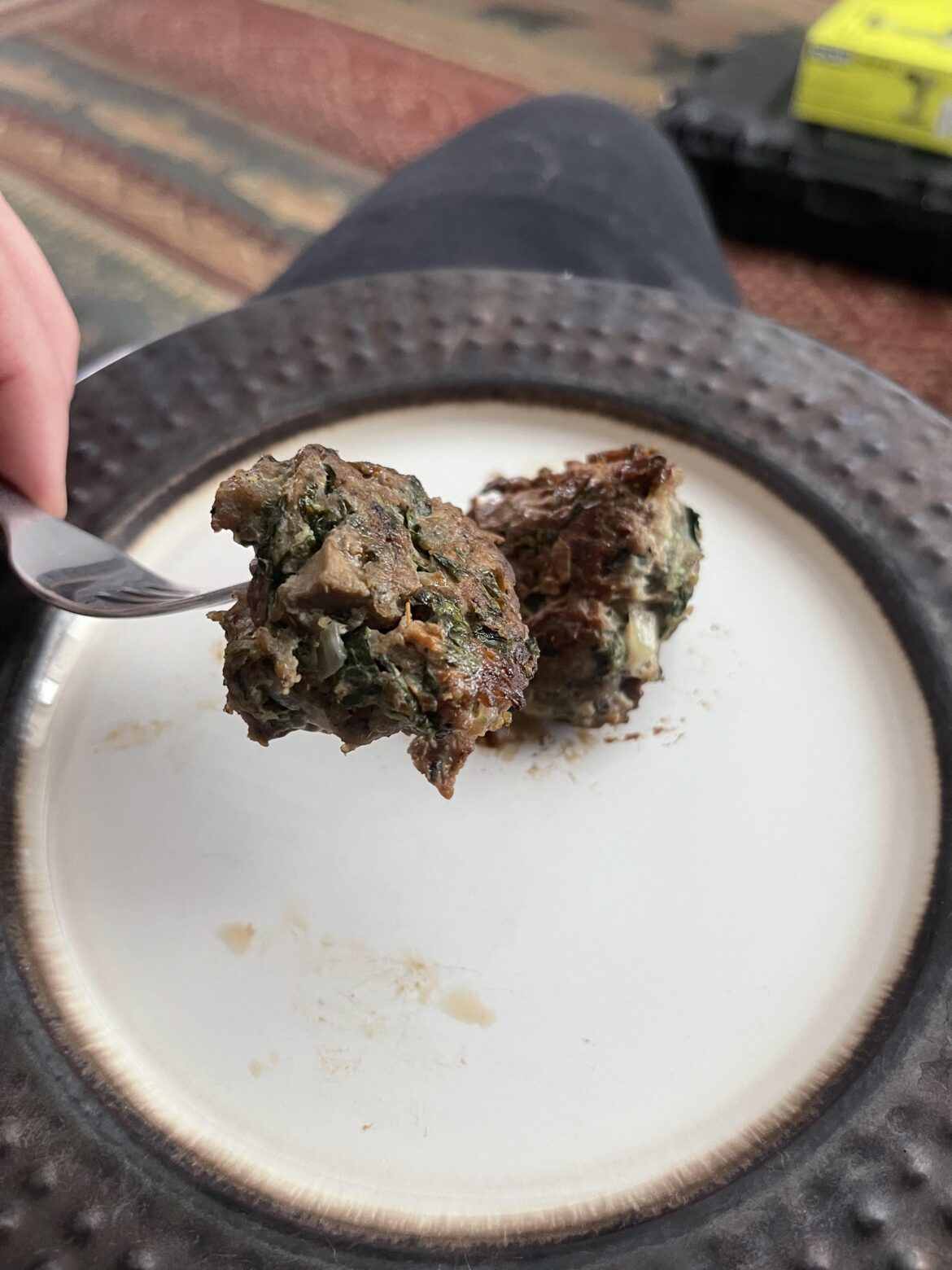 Onion, Mushroom, and Spinach Ground Turkey Breakast Sausage