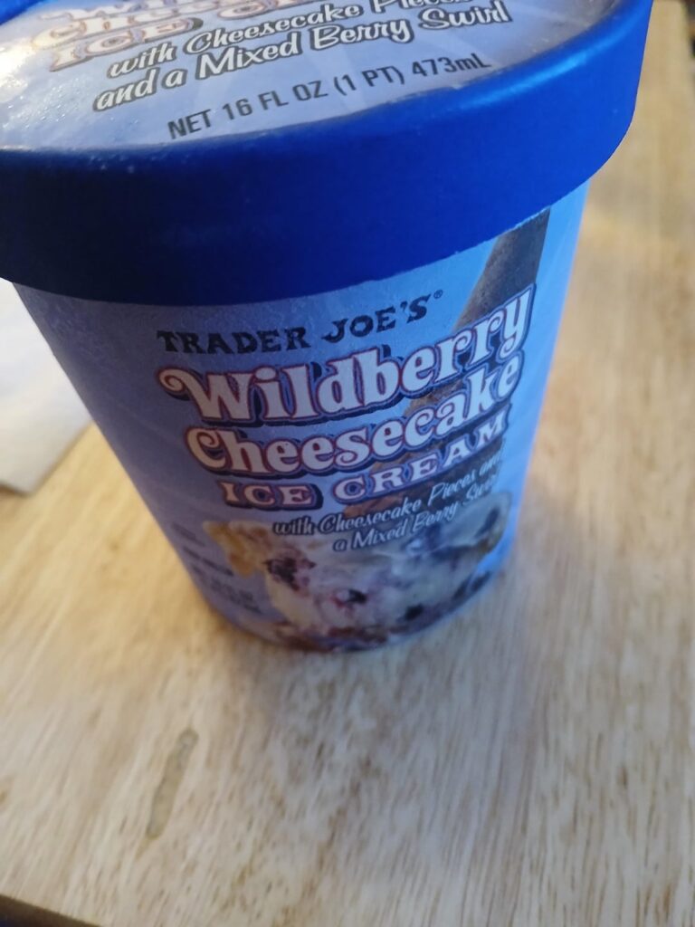 Trader Joe's wildberry cheesecake