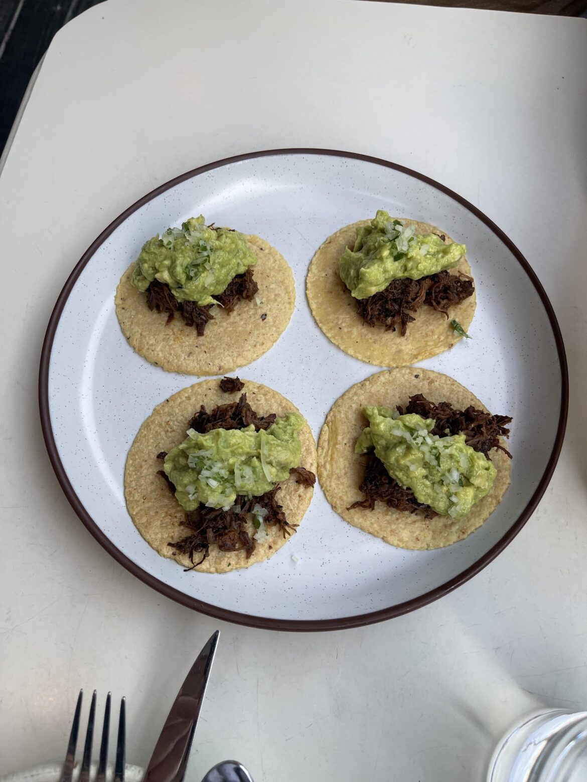 Suadero tacos from Suerte