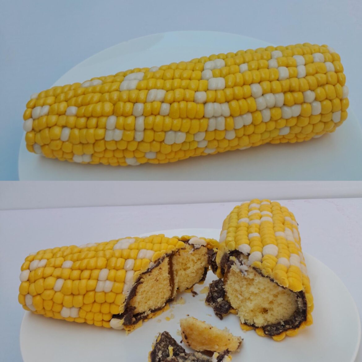 Is it cake? I tried making corn on the cob using cake.