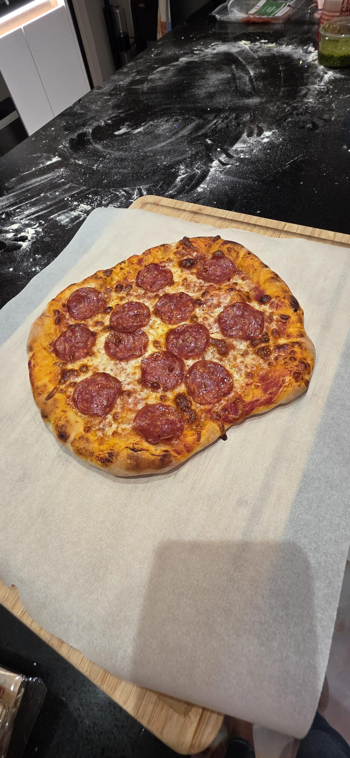 My first homemade pizza.