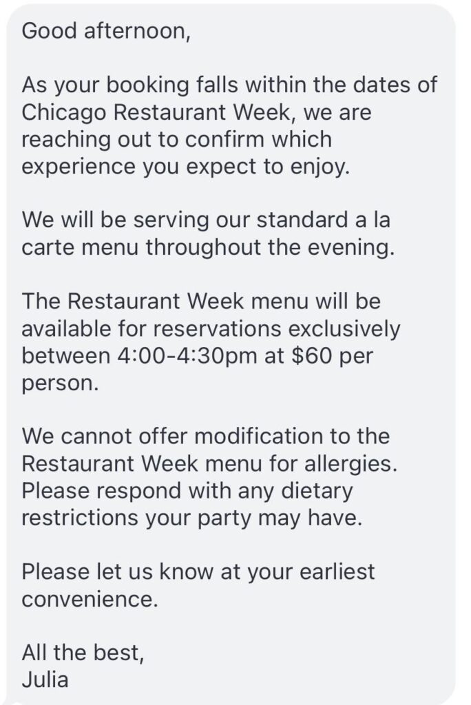 If you were lucky enough to get a restaurant week reservation at Asador Bastian.…….