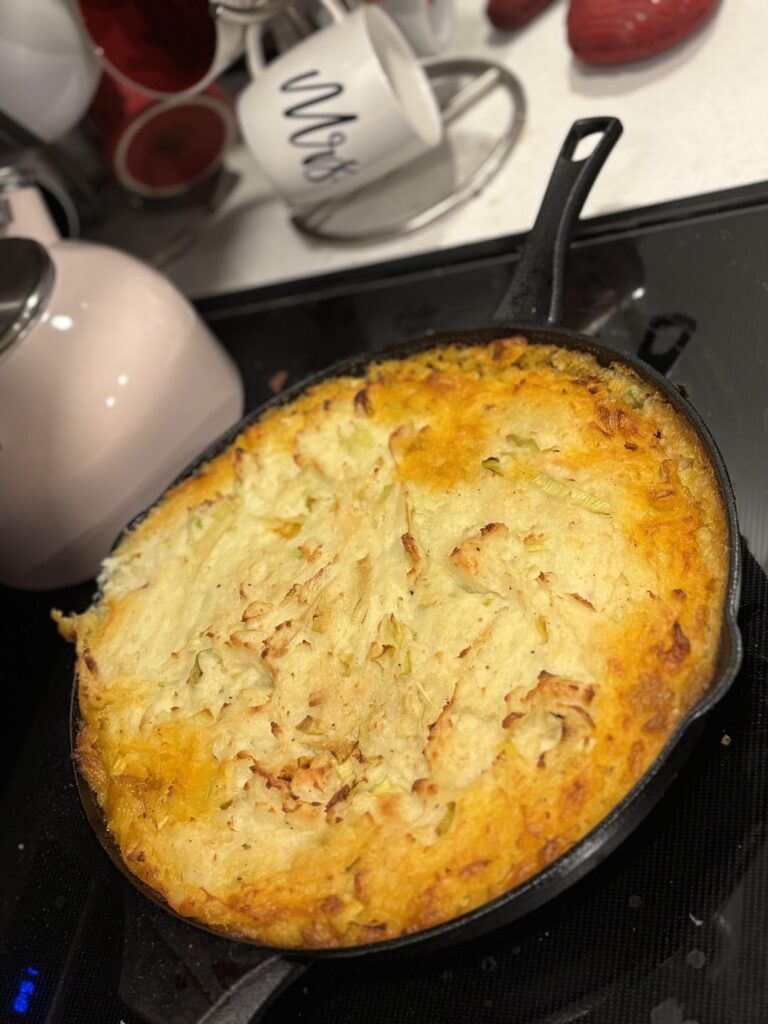 It’s -20, I had 5 $5 Old Fashioneds at the bar in my apartment building, then made a drunken Shepherd’s Pie