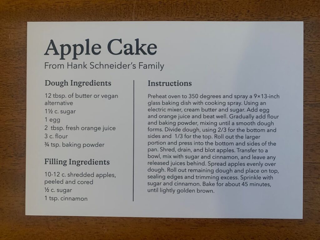 Family recipes from Holocaust survivors