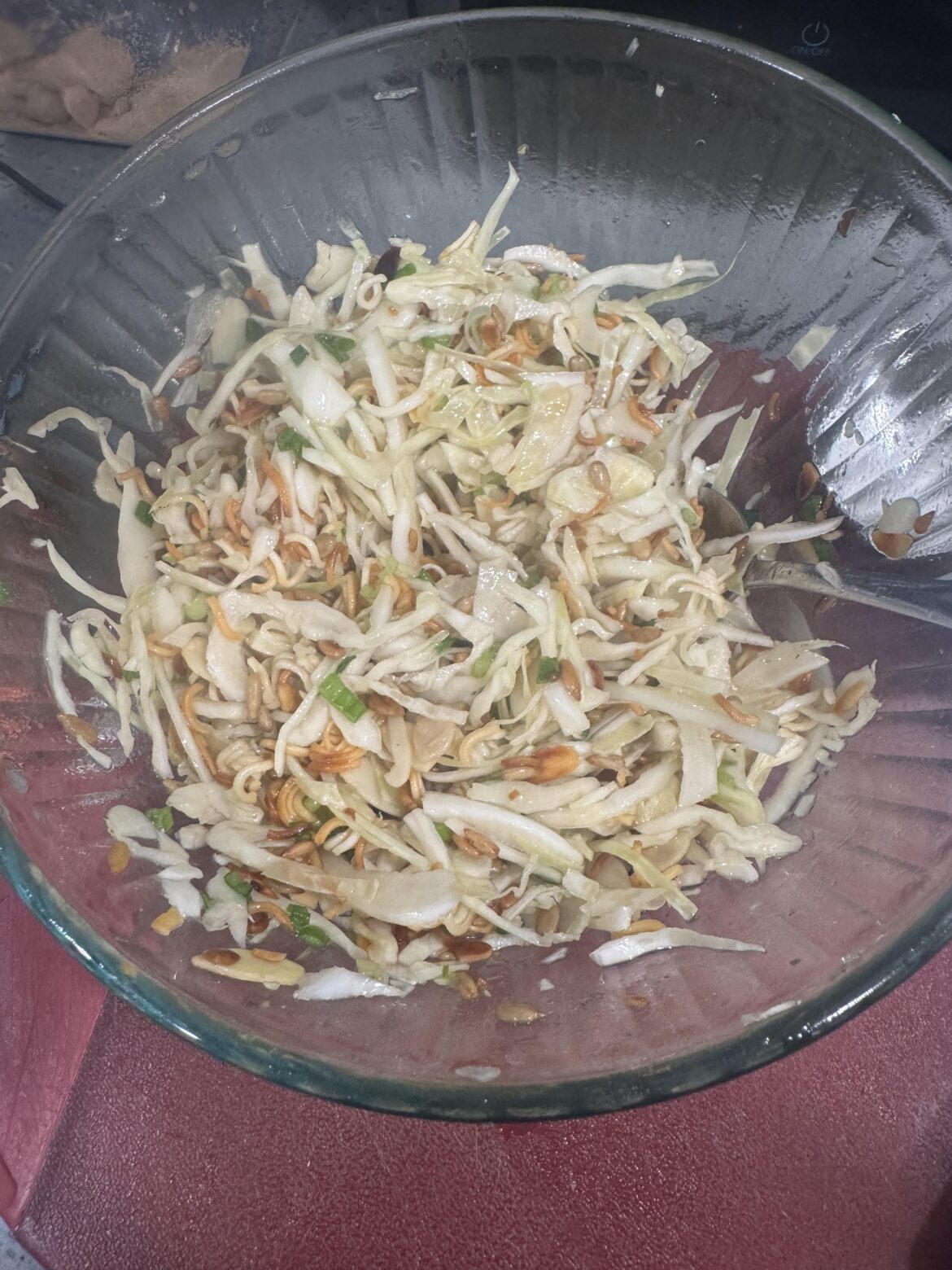 Asian salad -esq with recipe Asian salad -esq with recipe