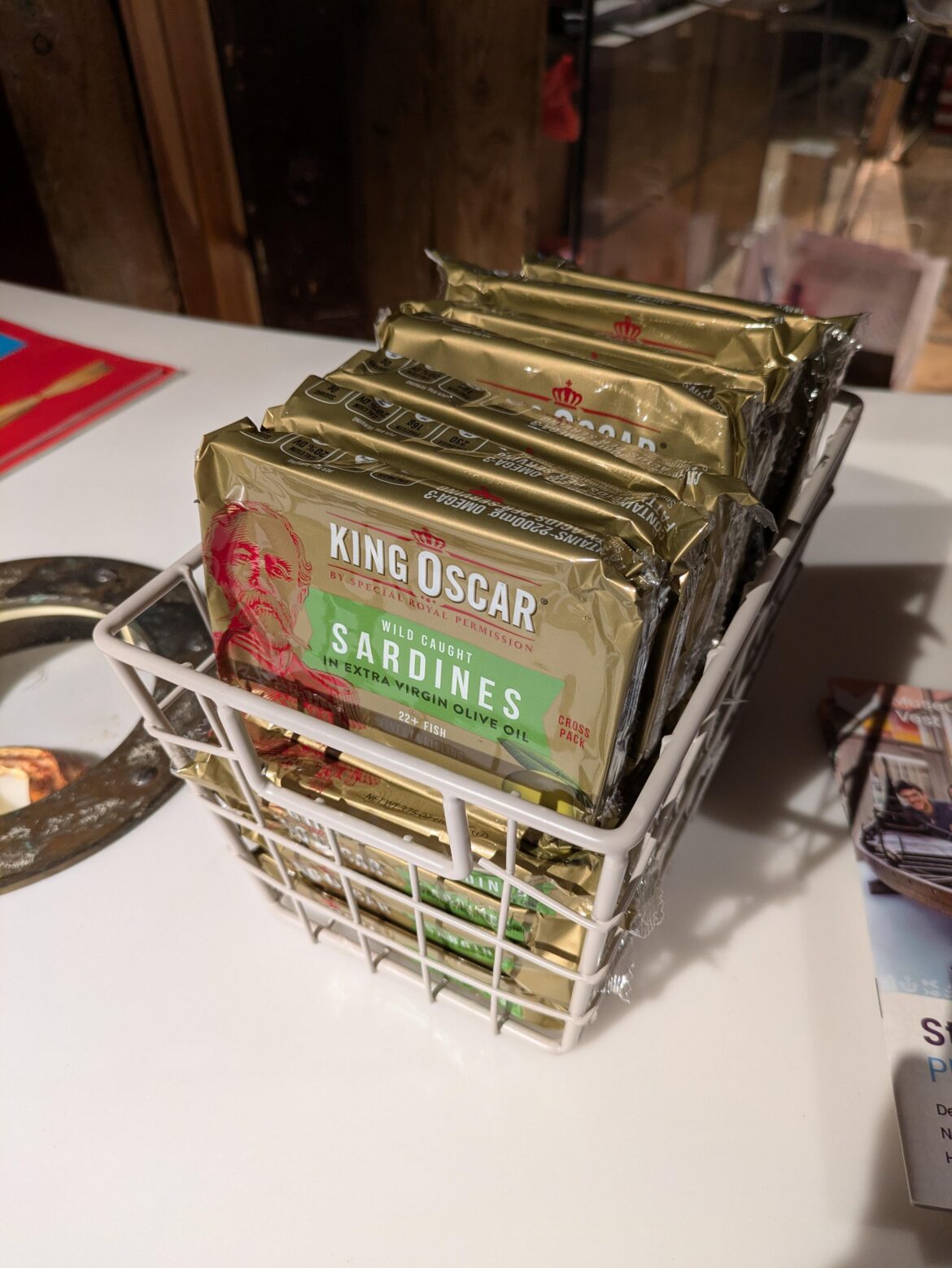 We finally started selling canned sardines at work