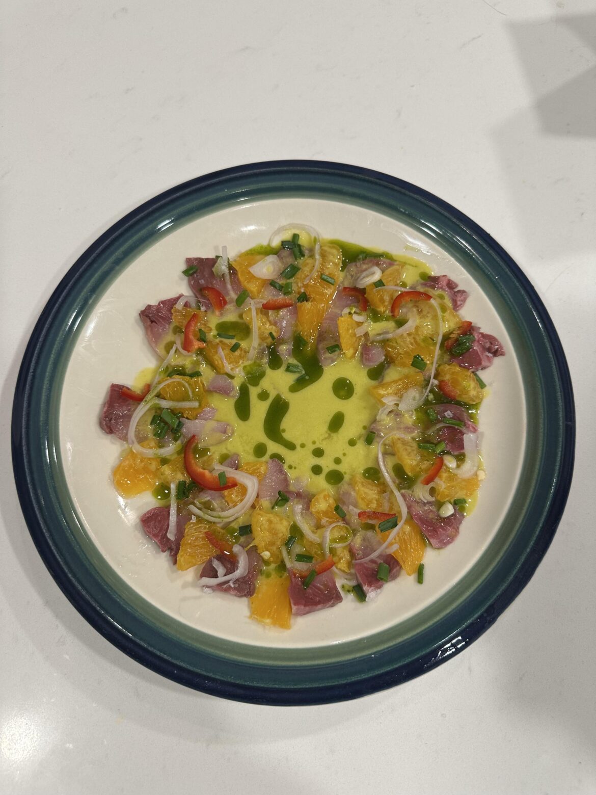 Homemade Hamachi Crudo