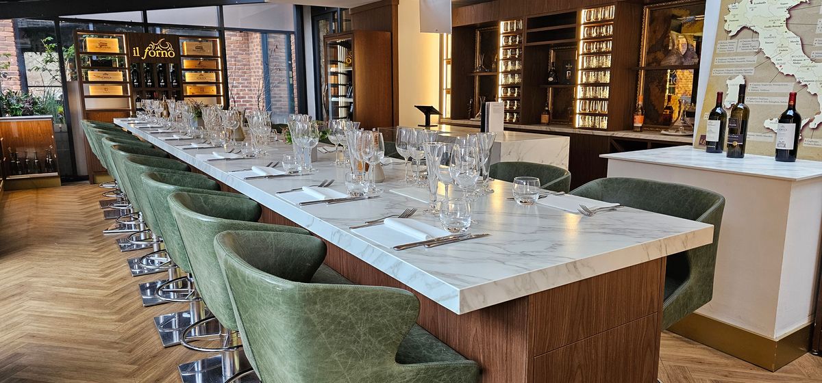 Il Forno's new private dining area