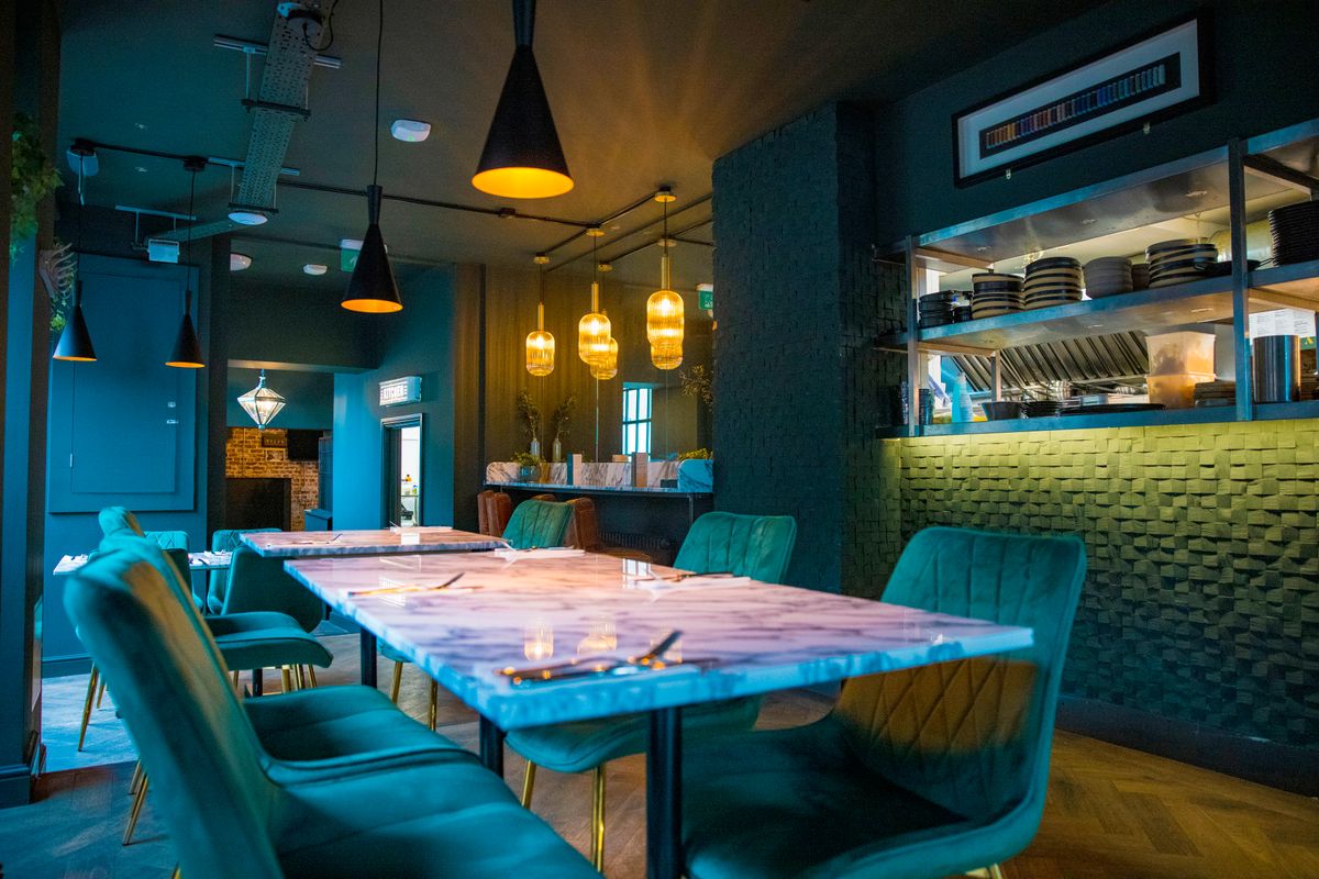 The interior is stylish but relaxed