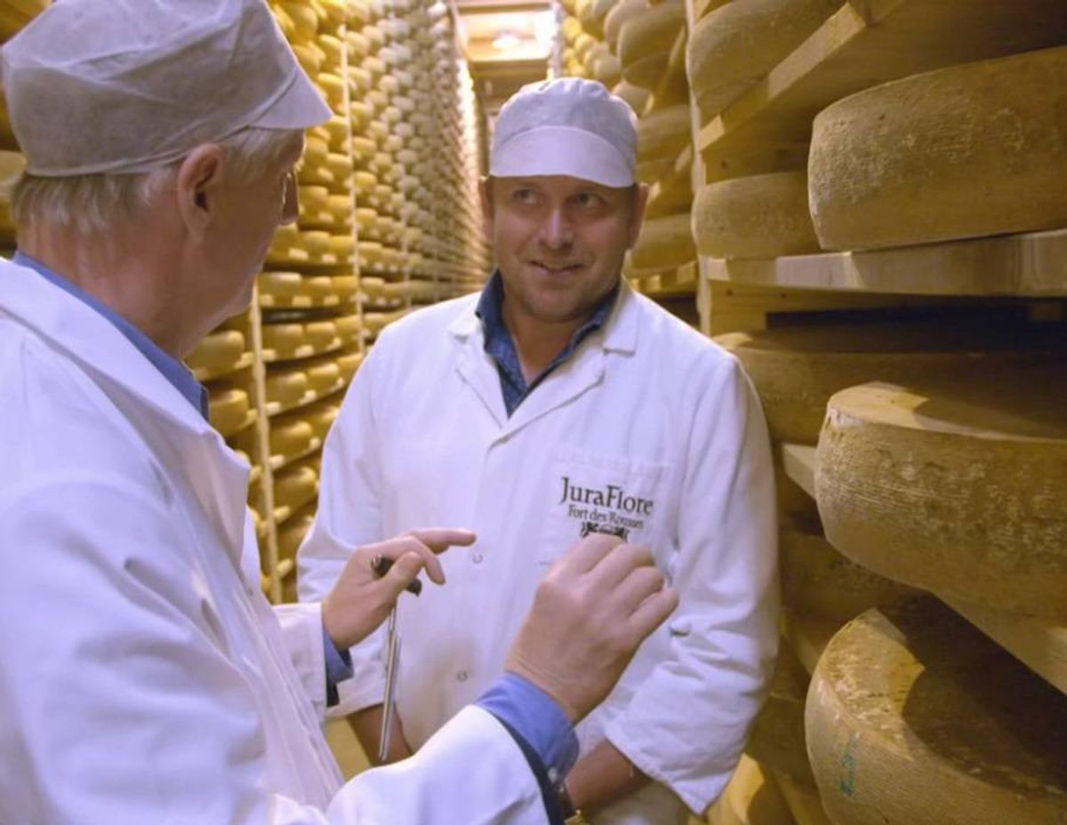 James was wowed by the cheese's flavour