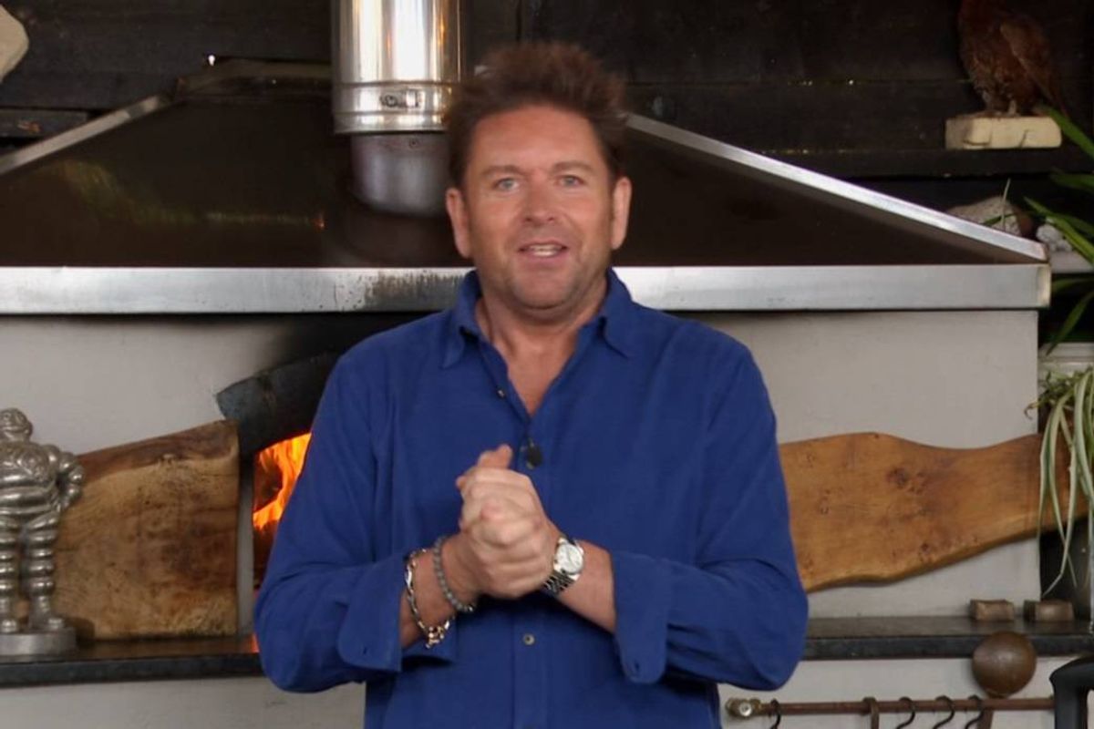 James had a cheese wheel set aside for him