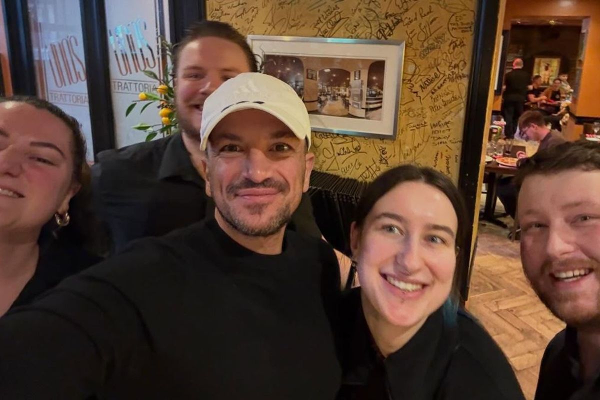 Peter Andre at Uno's in Newcastle