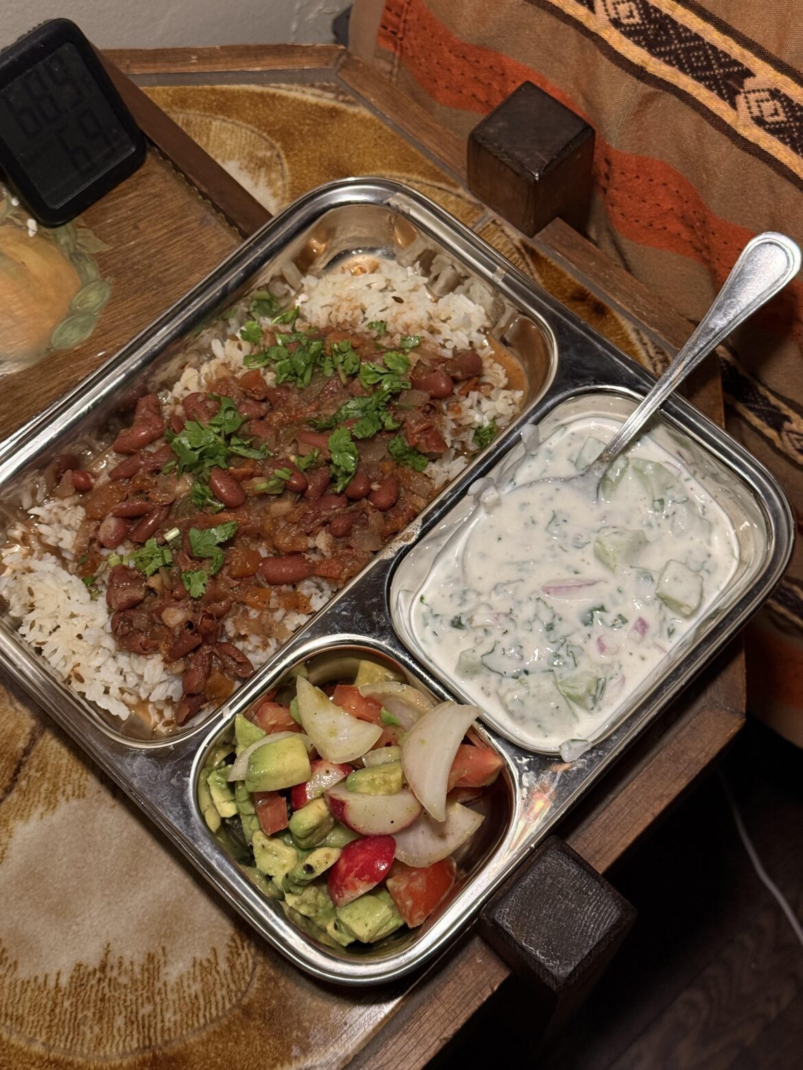 missing my moms cooking; indian comfort meal