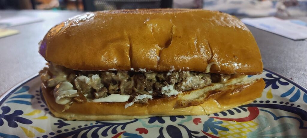 I made this steak and cheese!