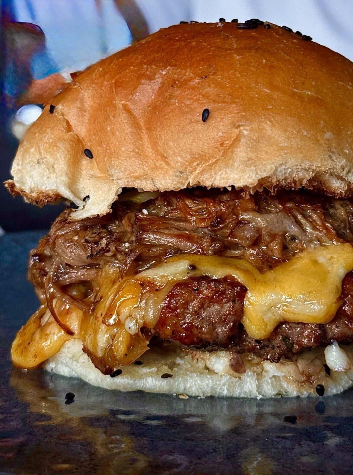 Pulled Beef and Cheese.