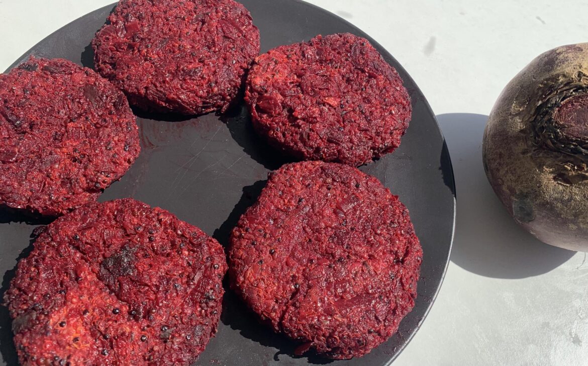 Beetroot and Quinoa Burgers
