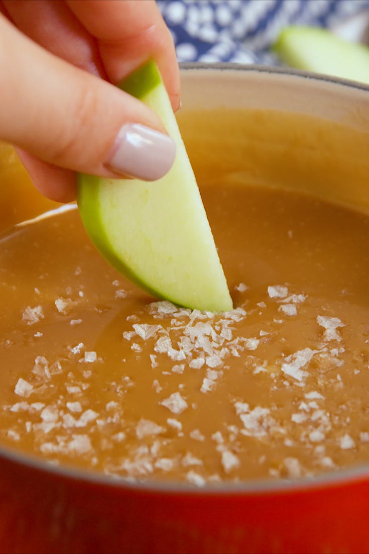 salted caramel fondue