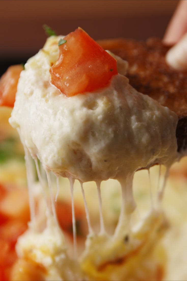 smoked mozzarella fondue vertical