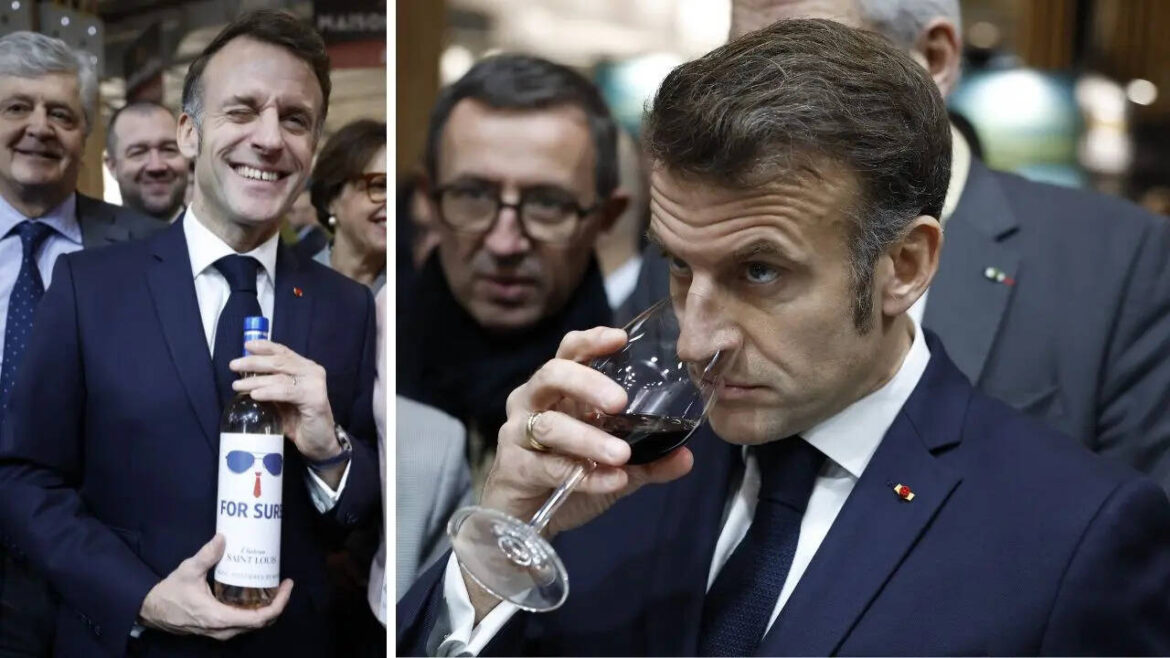 Emmanuel Macron Receives “For Sure” Rosé Wine Inspired by Viral Davos Moment | Food