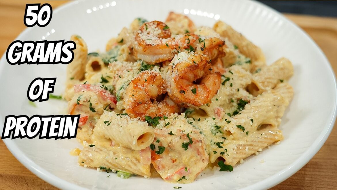 This High-Protein Shrimp Alfredo Is Creamy Without Heavy Cream