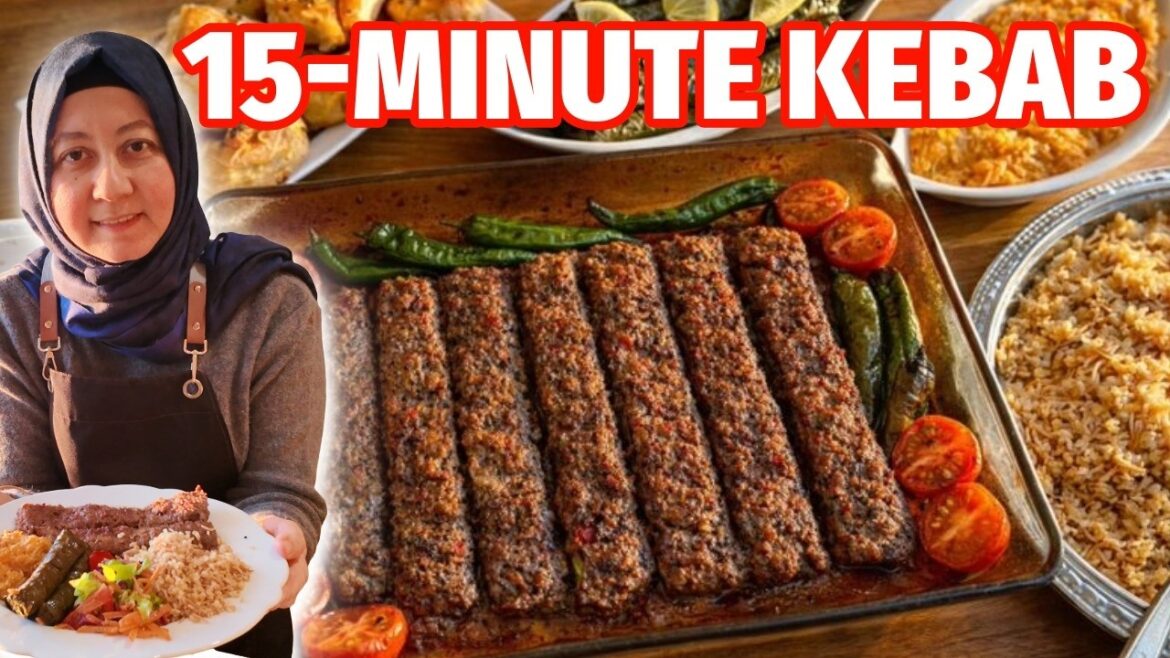 15-Minute Prep Turkish Kebab (Soft, Juicy, Oven-Baked)