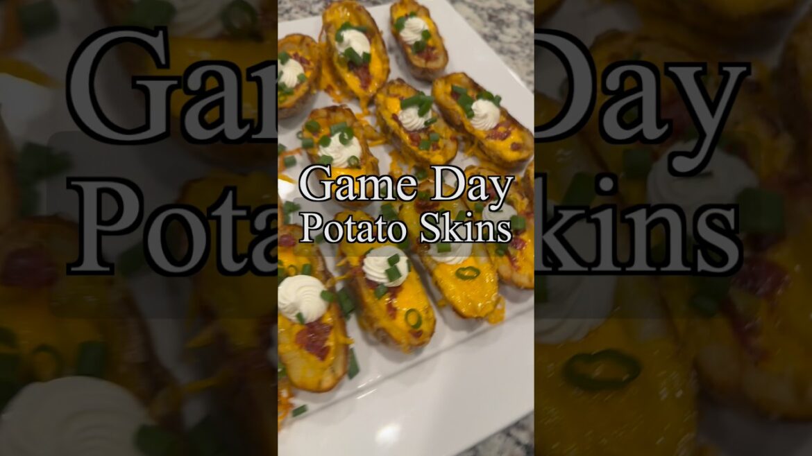 Crispy Loaded Potato Skins