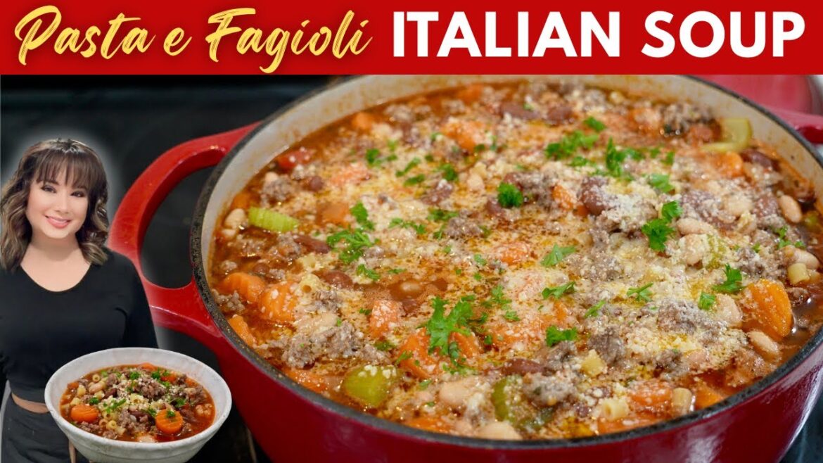 Pasta Fagioli: Hearty Italian Pasta and Bean Soup