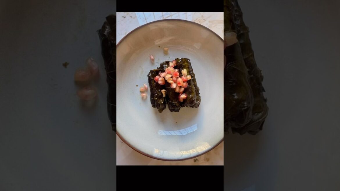 Easy Stuffed Grape Leaves Recipe | Warak Enab”