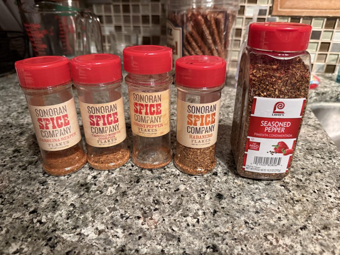 This is what I add to my Tombstone pizza. I call it “The Four Horsemen and their friend Larry.”