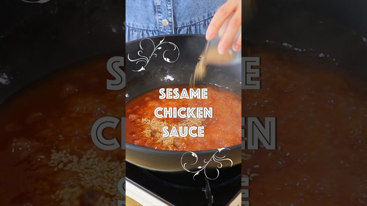 5-Min Sesame Chicken Sauce You'll LOVE! #cooking #recipe #shorts