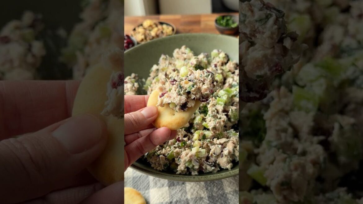 Cranberry Walnut Chicken Salad