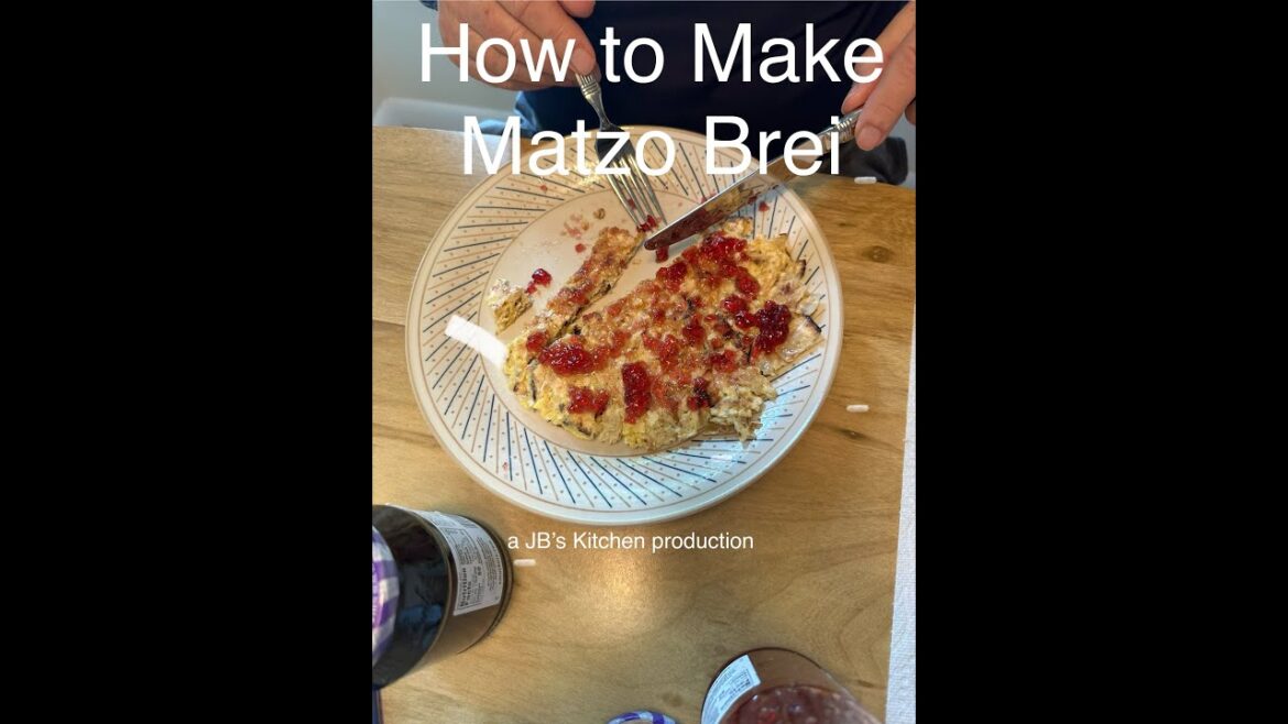 How to Make Matzo Brei How to Make Matzo Brei