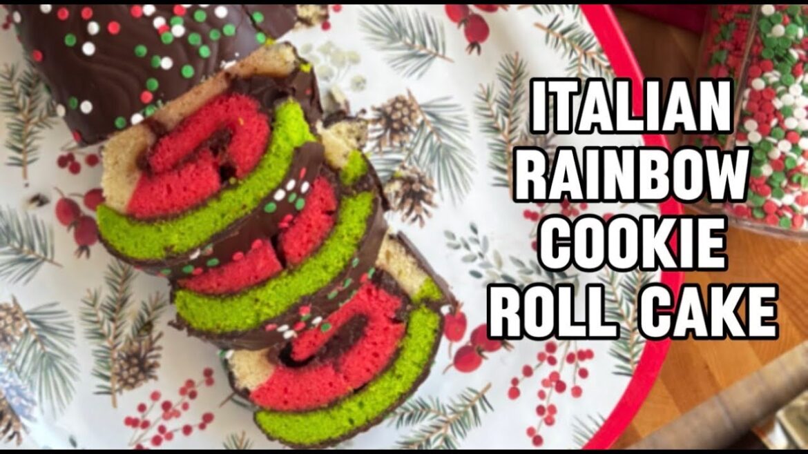 Let's Roll with the Rainbow Cookie!