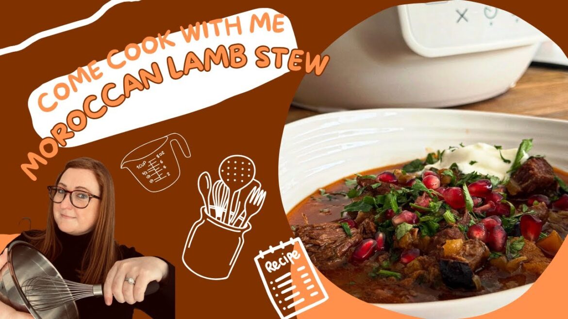 Moroccan Inspired Lamb Stew, perfect instant pot or crock pot recipe