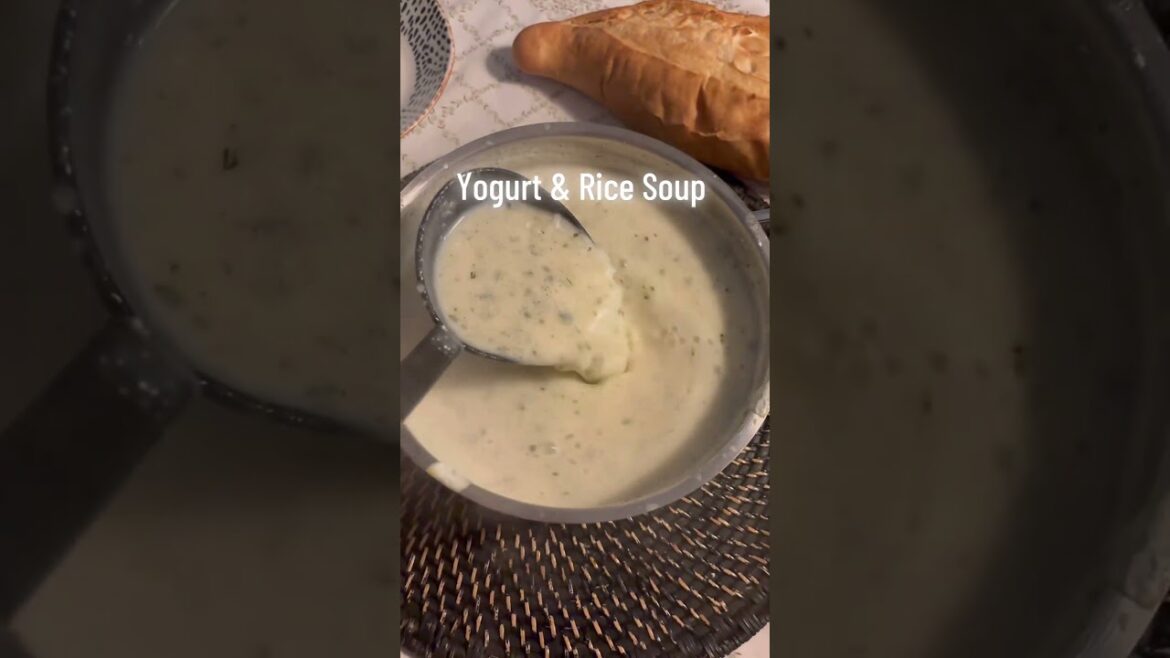 Yayla Çorbası (Turkish Yogurt & Rice Soup)Creamy. Tangy. Big comfort.Would you eat this today?