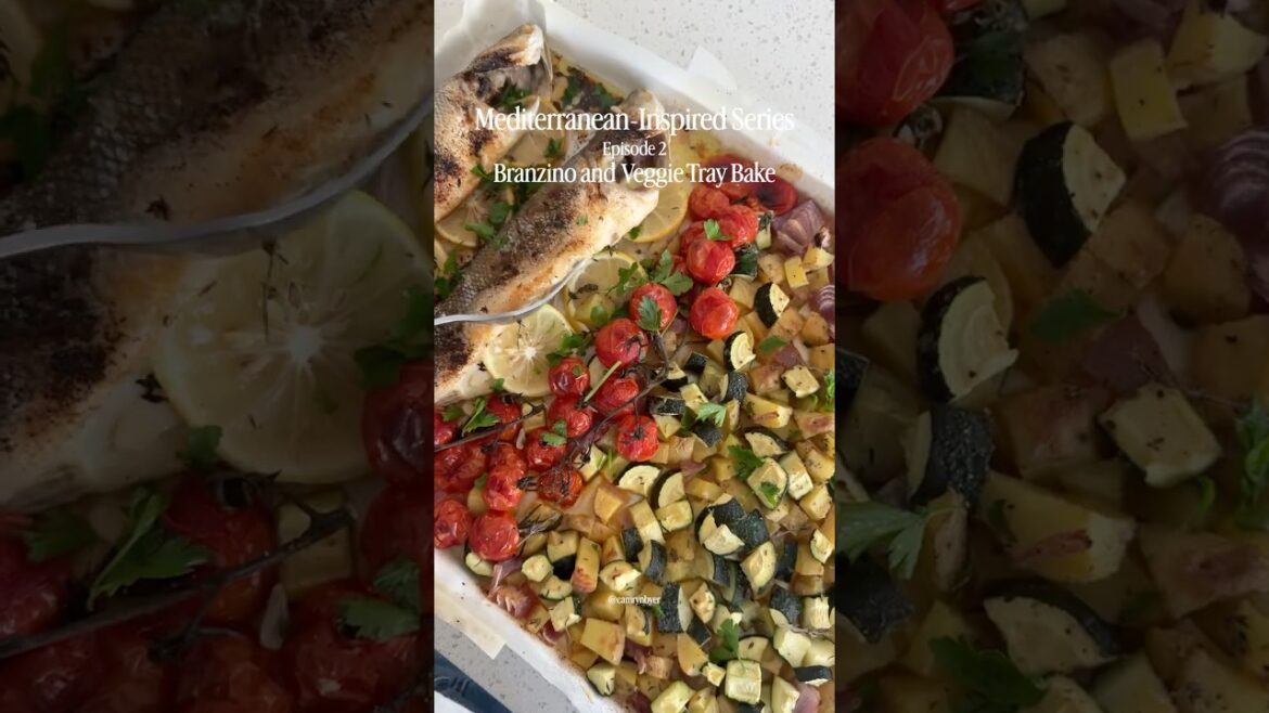 Ep 2 | Mediterranean-Inspired Series: Branzino Tray Bake #mediterranean #recipes #dinnerideas