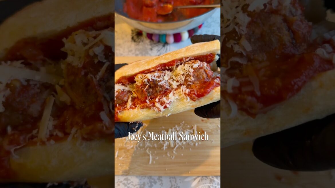 Joey’s famous meatball sub from Friends #sandwich #meatballsub