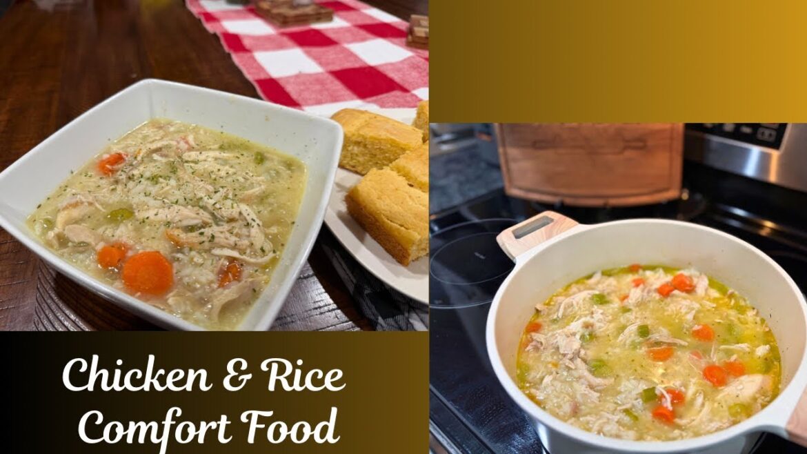 Easy Chicken & Rice Soup | Cold Weather Comfort