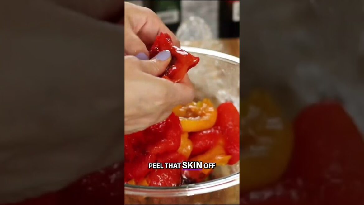 Roasted Red Pepper Feta Salad Roasted Red Pepper Feta Salad