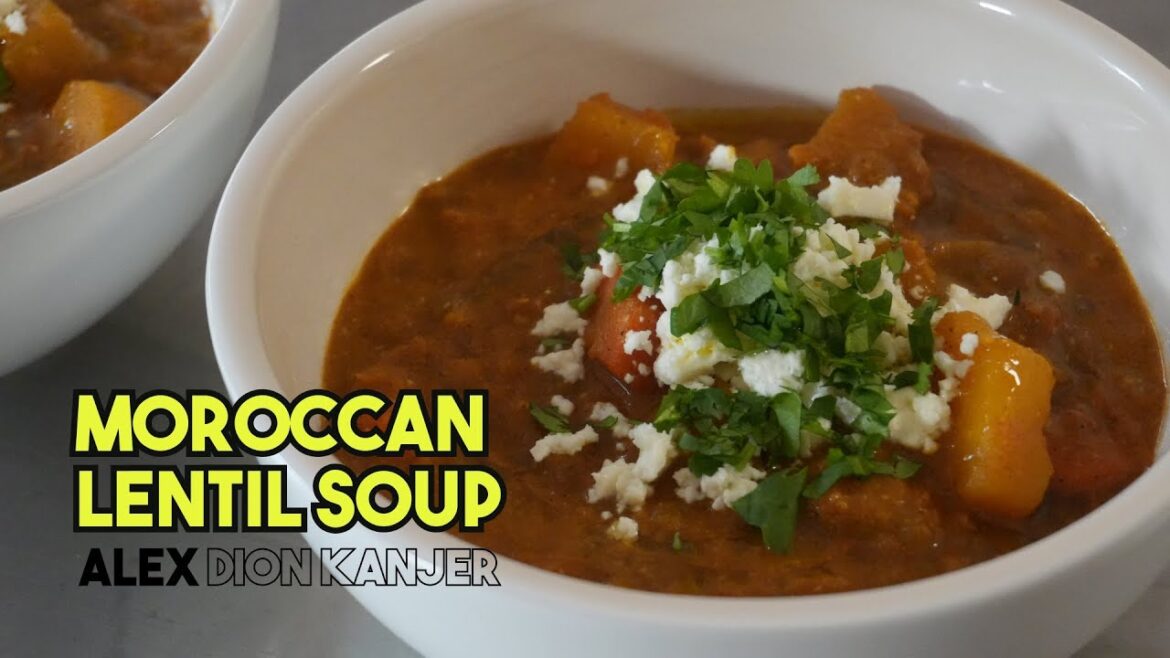 Moroccan Lentil Soup (FREEZER FRIENDLY) | Alex Dion Kanjer