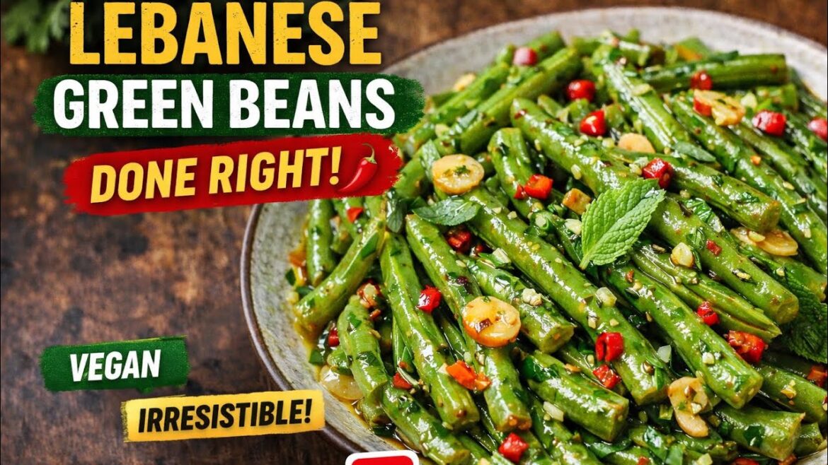 This Lebanese Garlic Green Bean Recipe Is Shockingly Simple & Delicious