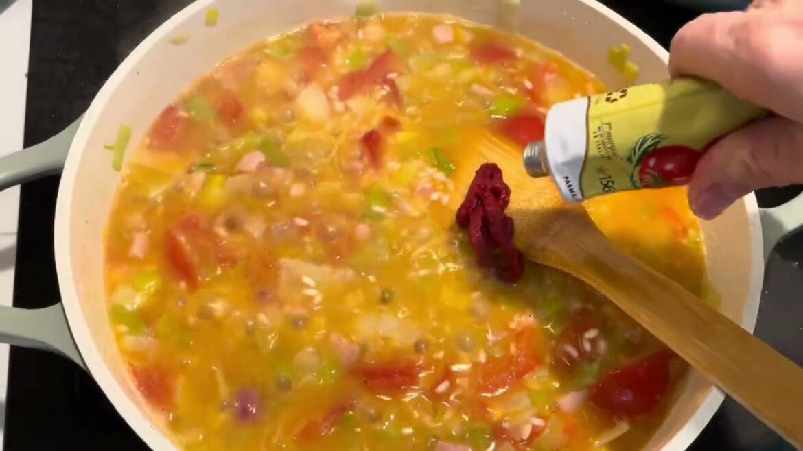 Pancetta & tomato Risotto Rustico