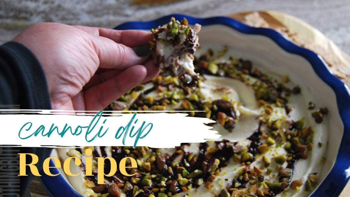 Sweet and Creamy Cannoli Dip Recipe Tutorial