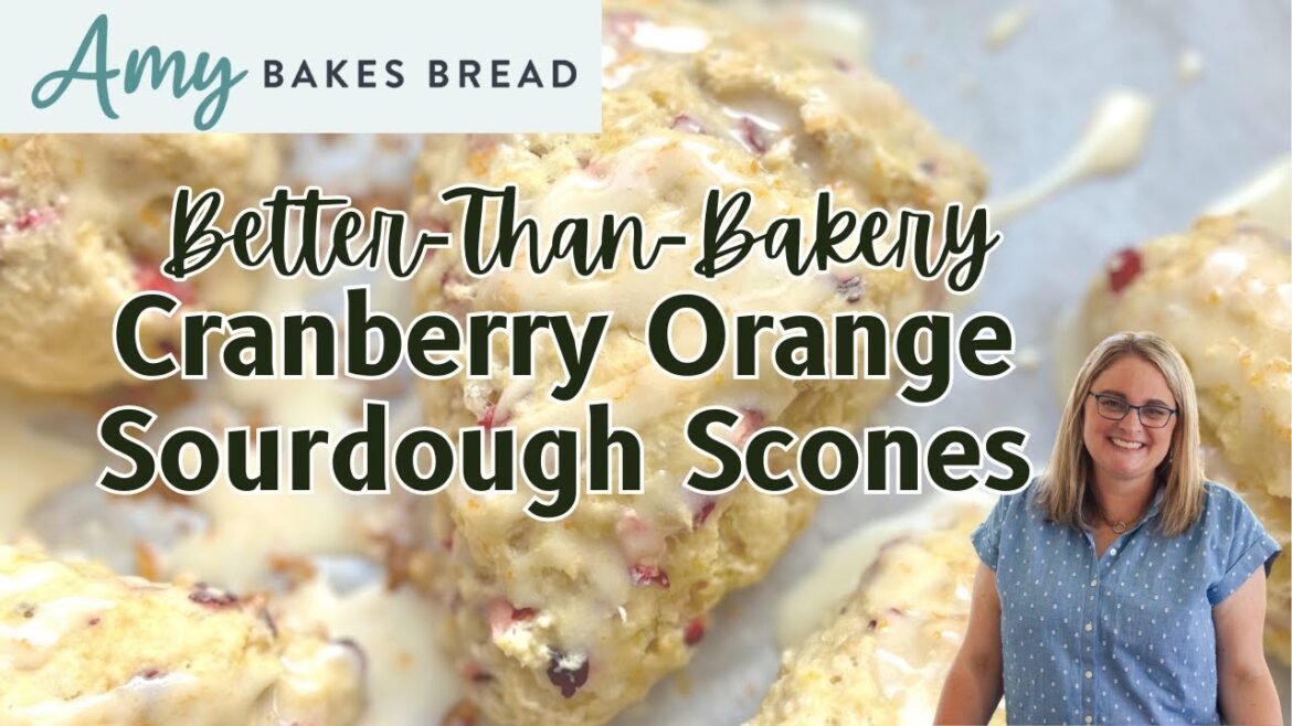 Better-Than-Bakery Cranberry Orange Sourdough Scones