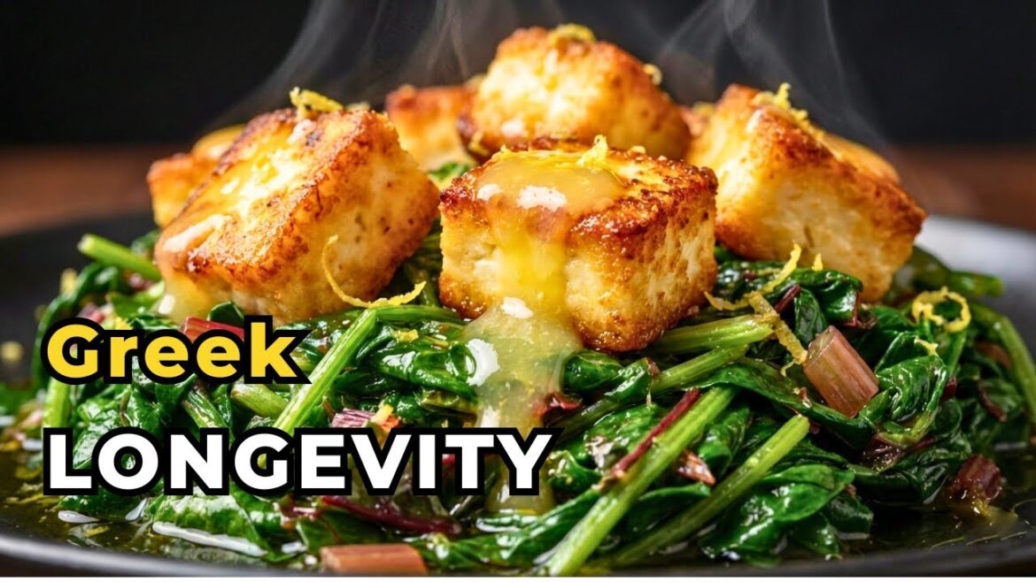 The Sound of Greek Longevity: Crispy Feta & Wild Greens [ASMR]