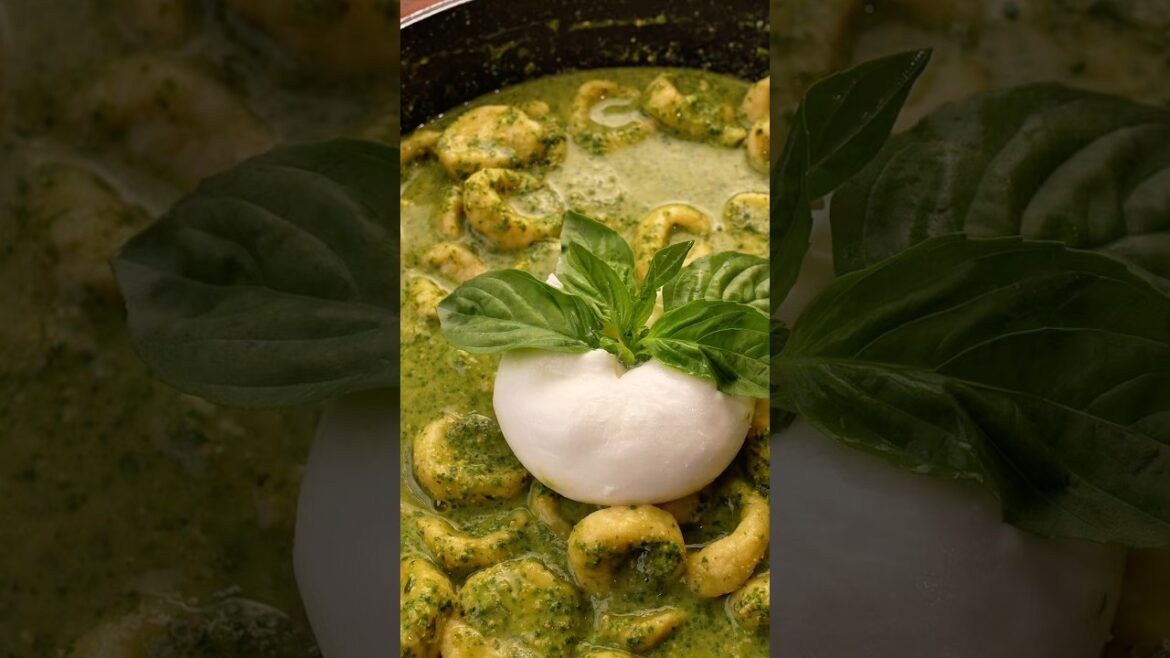 Homemade Gnocchi with Pesto & Burrata | Fresh, Flavorful, and Easy Recipe